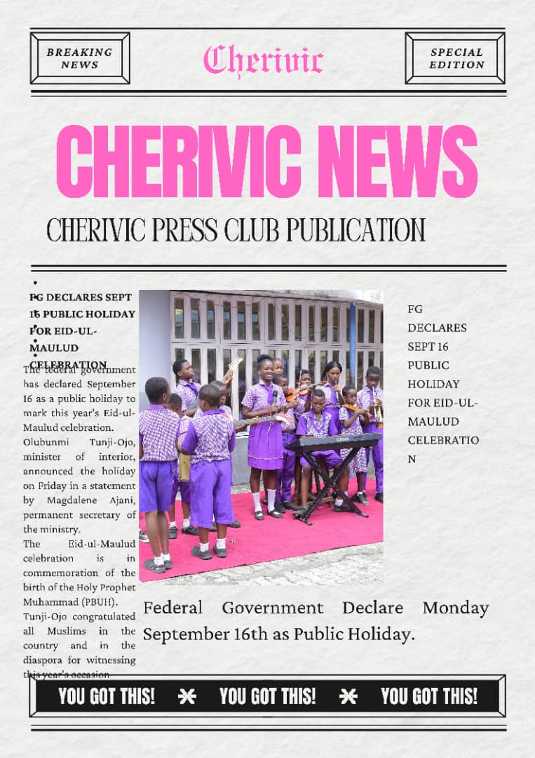 Cherivic News September 16th 2024